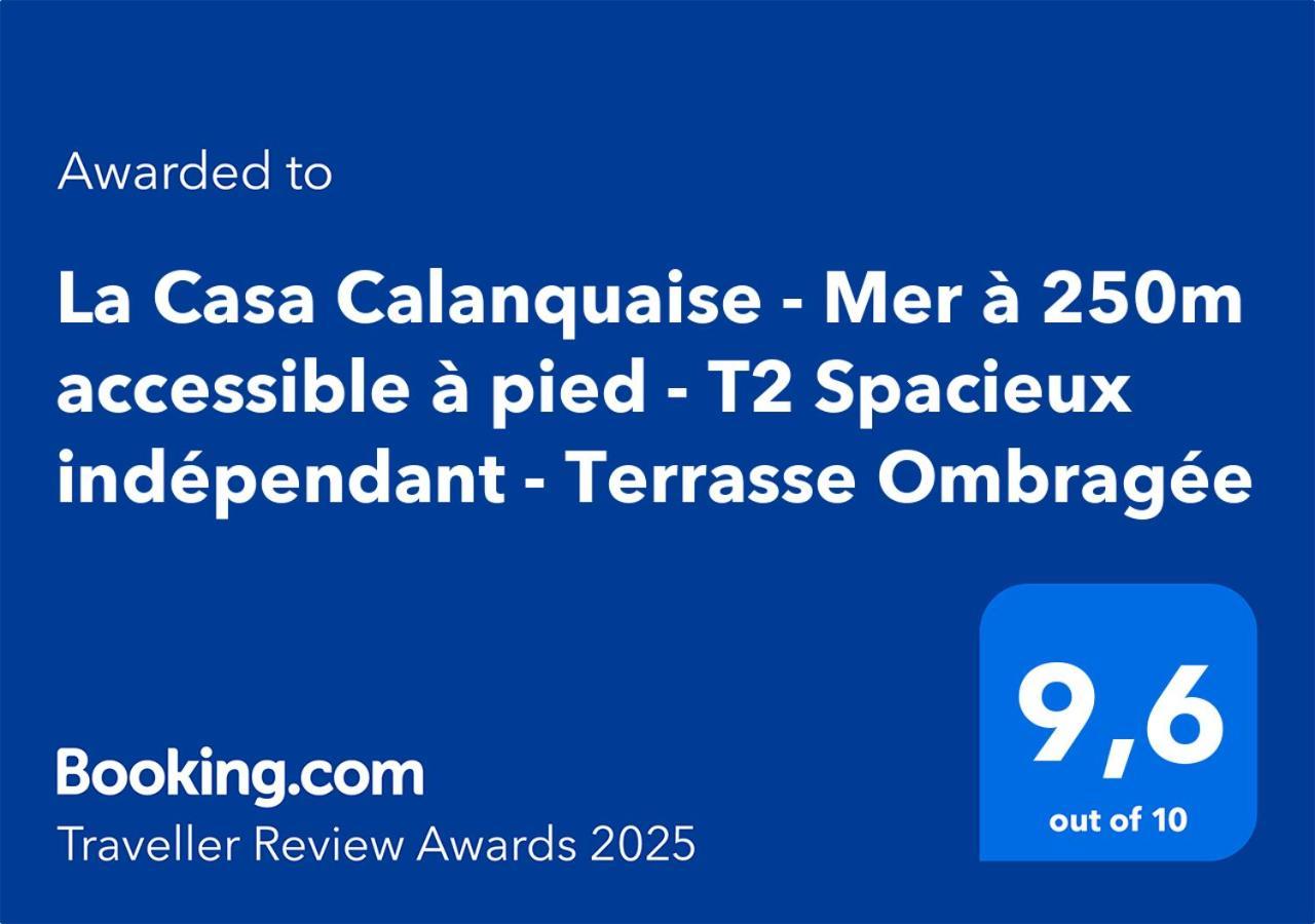 La Casa Calanquaise - Mer A 250M Accessible A Pied - T2 Spacieux Independant - Terrasse Ombragee Ensues-la-Redonne Extérieur photo